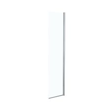 Déflecteur pivotant verre transparent 40cm chromé - INVENTIV 